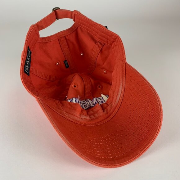 Clemson Tigers NCAA Orange Legacy Relaxed Fit Strapback Adjustable Hat - Picture 4 of 5